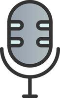 Microphone Alt Vector Icon Design