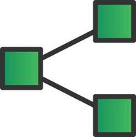 Project Diagram Vector Icon Design