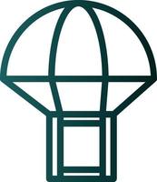 Parachute Box Vector Icon Design