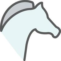 Horse Head Vector Icon Design