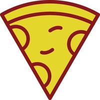 Pizza Slice Vector Icon Design