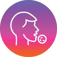 Head Side Virus Vector Icon Design
