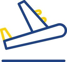 Plane Departure Vector Icon Design