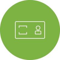 Unique Membership Card Vector Icon