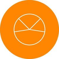 Pie Chart Analysis Vector Icon