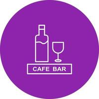 Unique Drinks Cafe Vector Icon