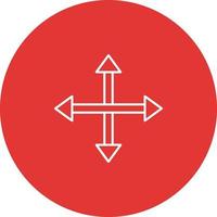 Unique Move Vector Icon