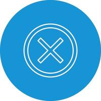 Do Not Cross Vector Icon
