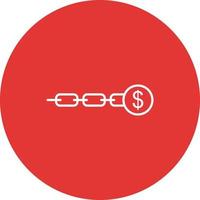Unique Link Sales Vector Icon
