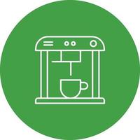 Unique Coffee Machine Vector Icon