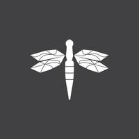 Dragonfly illustration icon vector