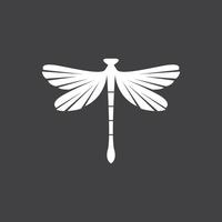 Dragonfly illustration icon vector