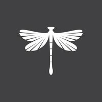 Dragonfly illustration icon vector