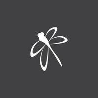 Dragonfly illustration icon vector