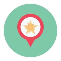 location pin vector illustration on a background.Premium quality symbols.vector icons for concept and graphic design.