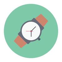 wrist watch vector illustration on a background.Premium quality symbols.vector icons for concept and graphic design.