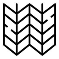 Ceramic tiles icon outline vector. Marble element vector