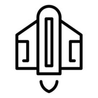 Courage jetpack icon outline vector. Skill boost vector