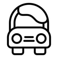 Clean car painter icon outline vector. Paint gun vector