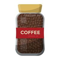 Coffee Beans Jar vector