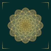 luxury ornamental mandala design background vector