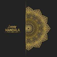 luxury ornamental mandala design background vector