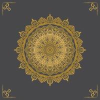 Fondo de diseño de mandala ornamental de lujo vector