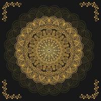 luxury ornamental mandala design background vector