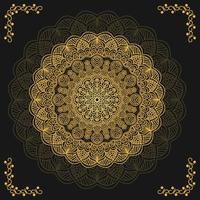 luxury ornamental mandala design background vector