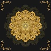 luxury ornamental mandala design background vector
