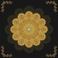 luxury ornamental mandala design background vector