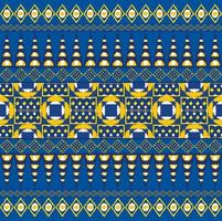 Geometric ethnic ikat aztec native boho pattern seamless oriental traditional Design for fabric, curtain, background, carpet, wallpaper, clothing, wrapping, batik, textile vector