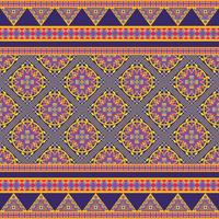 Geometric ethnic native aztec pattern seamless oriental traditional Design for fabric, curtain, background, carpet, wallpaper, clothing, wrapping, batik, textile vector