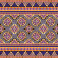 patrón azteca nativo étnico geométrico sin costuras diseño tradicional oriental para tela, cortina, fondo, alfombra, papel pintado, ropa, envoltura, batik, textil vector