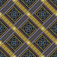 Abstract geometric ethnic native aztec pattern seamless oriental traditional Elegant design for fabric, curtain, background, carpet, wallpaper, clothing, wrapping, batik, textile Vector illustration