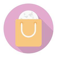 ilustración vectorial de compras en línea en un fondo. símbolos de calidad premium. iconos vectoriales para concepto y diseño gráfico. vector