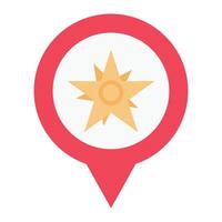 location vector illustration on a background.Premium quality symbols.vector icons for concept and graphic design.