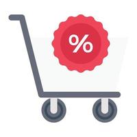 discount shopping vector illustration on a background.Premium quality symbols.vector icons for concept and graphic design.