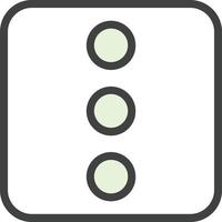 Ellipsis V Vector Icon Design