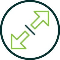 Expand Alt Vector Icon Design