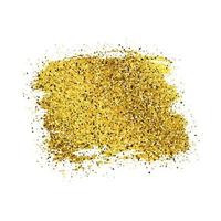 Golden Paint Glittering backdrop on a white background. Background with gold sparkles and glitter effect. Empty space for your text. Vector illustration