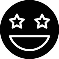 Grin Stars Vector Icon Design