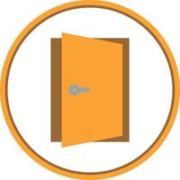 Door Open Vector Icon Design