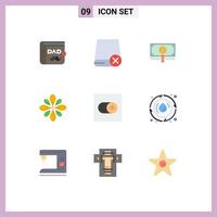 9 Universal Flat Colors Set for Web and Mobile Applications diwali decorate hardware celebrate loan Editable Vector Design Elements