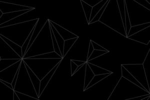 Modern vector polygon line abstract background. Dark polygonal geometric triangle background.