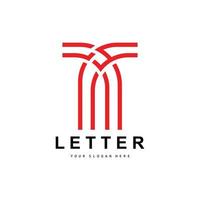 T Letter Logo, Modern Letter Style Vector, Design Suitable For Product Brands With T Letter vector