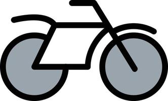 Motorcycle Vector Icon Design