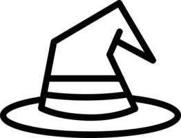 Hat Wizard Vector Icon Design