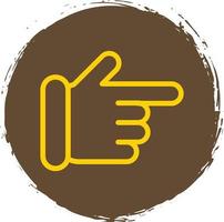 Hand Point Right Vector Icon Design