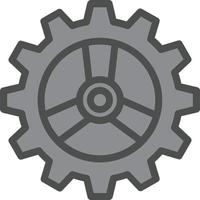 Cog Vector Icon Design